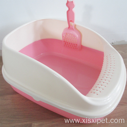 Manufacturers direct quicksand semi-enclosed cat litter box